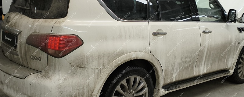 Установка сигнализации на Infiniti QX80